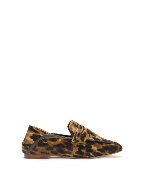 Lindsay Functional Loafers & Slippers Women Calf Hair Leopard